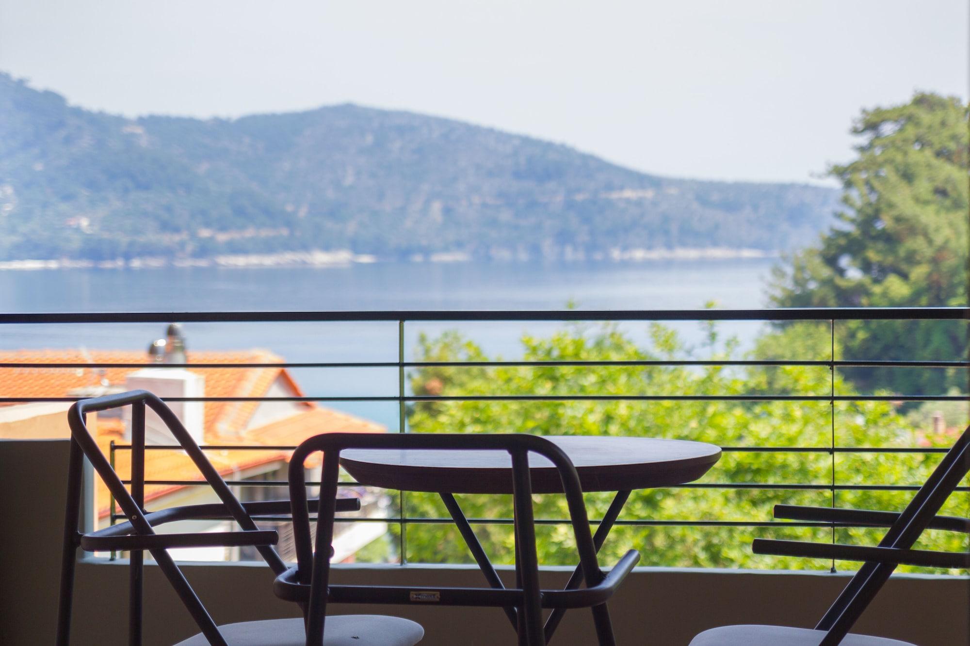 Ntinas Villa With Sea View Skala Potamia  Luaran gambar