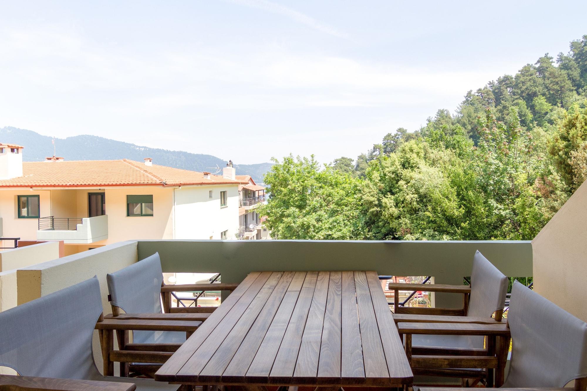 Ntinas Villa With Sea View Skala Potamia  Luaran gambar