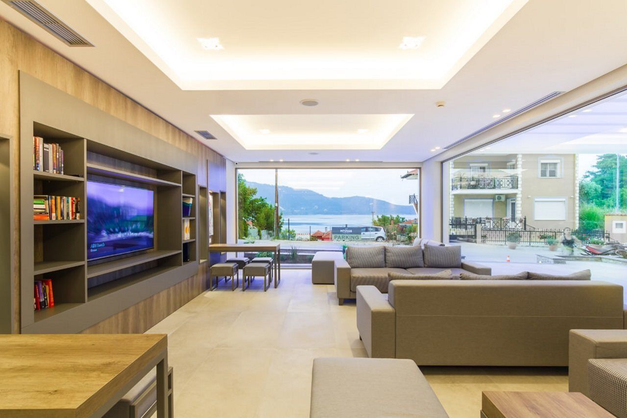 Ntinas Villa With Sea View Skala Potamia  Luaran gambar